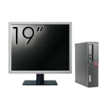 Pachet Calculator Second Hand LENOVO ThinkCentre M910s SFF, Intel Core i5-7500 3.40GHz, 16GB DDR4, 512GB SSD + Monitor 19&quot; NewTechnology Media