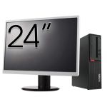 Pachet Calculator Second Hand Lenovo M710 SFF, Intel Core i5-6500 3.20GHz, 8GB DDR4, 256GB SSD + Monitor 24&quot; NewTechnology Media