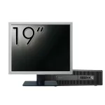 Pachet PC Second Hand HP ProDesk 600 G2 SFF, Intel Core i3-6100 3.70GHz, 8GB DDR4, 120GB SSD + 500GB HDD + Monitor 19" NewTechnology Media