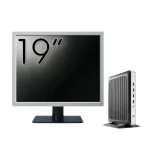 Pachet PC Second Hand HP T630 Thin Client, AMD GX-420GI 2.00GHz, 8GB DDR4, 32GB SSD Flash + Monitor 19" NewTechnology Media