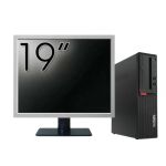 Pachet PC Second Hand Lenovo M710 SFF, Intel Core i5-6500 3.20GHz, 16GB DDR4, 512GB SSD + Monitor 19&quot; NewTechnology Media