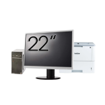 Pachet Calculator Asus Celtic R2200, AMD Ryzen 3 2200G 3.50GHz, 8GB DDR4, 256GB SSD + Monitor 22&quot; + Imprimanta Brother HL-L6300DW NewTechnology Media