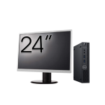 Pachet Calculator Second Hand DELL OptiPlex 3070 Mini, Intel Core i3-9100T 3.10 - 3.70GHz, 8GB DDR4, 256GB SSD + Monitor 24 Inch NewTechnology Media