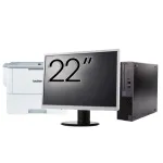 Pachet Calculator Second Hand DELL OptiPlex 3070 SFF, Intel Core i3-9100 3.60 - 4.20GHz, 8GB DDR4, 256GB SSD + Monitor 22" + Imprimanta Brother HL-L6300DW NewTechnology Media