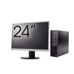 Pachet Calculator Second Hand DELL OptiPlex 3070 SFF, Intel Core i3-9100 3.60 - 4.20GHz, 8GB DDR4, 256GB SSD + Monitor 24" NewTechnology Media