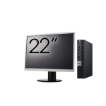 Pachet Calculator Second Hand DELL OptiPlex 5060 Mini PC, Intel Core i5-8500T 2.10-3.50GHz, 16GB DDR4, 512GB SSD + Monitor 22&quot; NewTechnology Media