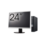 Pachet Calculator Second Hand DELL OptiPlex 5060 Mini PC, Intel Core i5-8500T 2.10-3.50GHz, 16GB DDR4, 512GB SSD + Monitor 24&quot; NewTechnology Media