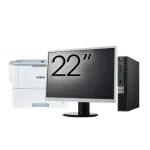 Pachet Calculator Second Hand DELL OptiPlex 5060 Mini PC, Intel Core i5-8500T 2.10-3.50GHz, 8GB DDR4, 256GB SSD + Monitor 22" + Imprimanta Brother HL-L6300DW NewTechnology Media