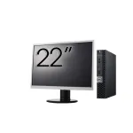 Pachet Calculator Second Hand DELL OptiPlex 5060 Mini PC, Intel Core i5-8500T 2.10-3.50GHz, 8GB DDR4, 256GB SSD + Monitor 22" NewTechnology Media