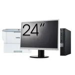 Pachet Calculator Second Hand DELL OptiPlex 5060 Mini PC, Intel Core i5-8500T 2.10-3.50GHz, 8GB DDR4, 256GB SSD + Monitor 24" + Imprimanta Brother HL-L6300DW NewTechnology Media