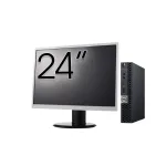 Pachet Calculator Second Hand DELL OptiPlex 5060 Mini PC, Intel Core i5-8500T 2.10-3.50GHz, 8GB DDR4, 256GB SSD + Monitor 24" NewTechnology Media