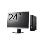 Pachet Calculator Second Hand DELL OptiPlex 7080 Mini PC, Intel Core i5-10500T 2.30 - 3.80GHz, 8GB DDR4, 256GB SSD + Monitor 24" NewTechnology Media