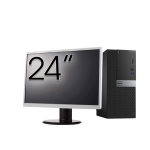Pachet Calculator Second Hand DELL Optiplex 3040 Tower, Intel Core i3-6100 3.70GHz, 4GB DDR3, 500GB HDD + Monitor 24&quot; NewTechnology Media
