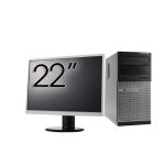 Pachet Calculator Second Hand DELL Optiplex 9020 Tower, Intel Core i5-4570 3.20GHz, 8GB DDR3, 240GB SSD + Monitor 22&quot; NewTechnology Media