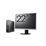 Pachet Calculator Second Hand Fujitsu Esprimo D756 Desktop, Intel Core i5-6500T 2.50-3.10GHz, 8GB DDR4, 500GB HDD + Monitor 22&quot; NewTechnology Media