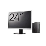 Pachet Calculator Second Hand Fujitsu Esprimo Q958 Mini PC, Intel Core i5-8400 2.80 - 4.00GHz, 8GB DDR4, 256GB SSD + Monitor 24" NewTechnology Media