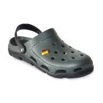 Papuci/saboti, clogs, pentru barbati, spuma EVA, verde kaki inchis si negru, marimea 42, Jose Amorales GartenVIP DiyLine