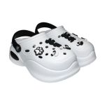 Papuci/saboti, clogs, pentru femei, spuma EVA, alb si negru, marimea 41, Jose Amorales GartenVIP DiyLine