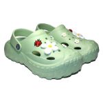 Papuci/saboti, clogs, pentru femei, spuma EVA, verde oliv deschis, marimea 39, Jose Amorales GartenVIP DiyLine