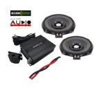 Pachet 2 subwoofere Audio System dedicate pentru BMW E/F/G, cu amplificator 1 canale de la BassCore si cablu de alimentare de 5 metri. CarStore Technology