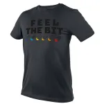 Tricou imprimat, FEEL THE BIT, marimea L, negru HardWork ToolsRange