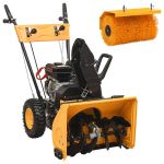 Freză de zăpadă cu mașină de măturat 2 în 1, benzină 6,5 CP GartenMobel Dekor