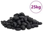 Pietricele lustruite, 25 kg, negru, 2-5 cm GartenMobel Dekor