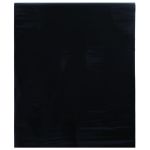 Folie pentru fereastră statică, negru mat, 60x2000 cm, PVC GartenMobel Dekor