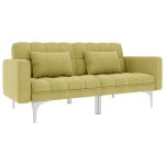 Canapea extensibilă, verde, material textil GartenMobel Dekor