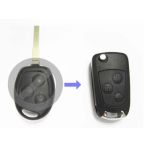 Carcasa Cheie Briceag Ford Focus II 3 Butoane Pentru Transformat AutoProtect KeyCars