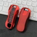 Husa Cheie Porsche Smartkey TPU+PC ROSIE CARBON AutoProtect KeyCars