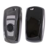 Husa Cheie Smartkey BMW 3/4 Butoane NEAGRA TPU+PC BMW Seria F AutoProtect KeyCars