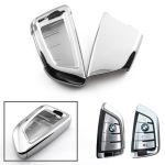 Husa Cheie Smartkey BMW 3/4 Butoane Seria G SILVER TPU+PC AutoProtect KeyCars
