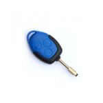 Cheie Cu Cip Ford Transit Albastra Completa 3 Butoane AutoProtect KeyCars
