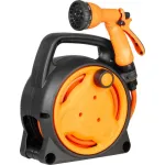 Furtun cu tambur/rola pentru gradina, pistol de stropit, accesorii, 5/16", 10 m, Strend Pro GartenVIP DiyLine