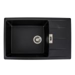 Chiuveta de bucatarie Elefant Premium Roma Negru metalic, 775x500 mm Innovative ReliableTools