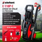 Aparat de spalat cu presiune ELEFANT E-110P-C, 2200W, 500l//h, 165 bar, lungime furtun 10 m Innovative ReliableTools