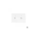 Modul intrerupator dublu cap scara / cap cruce cu touch Livolo standard Italian, Serie noua SmartElectro IntelligentHouse