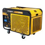 Stager YDE12E Generator open-frame 10kVA, 39A, 3000rpm, monofazat, diesel, pornire electrica ProAdvanced PowerfulTools
