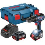 Bosch GSR 18V-50 Masina de gaurit si insurubat cu acumulator + 2 x Acumulatori GBA 18V 5.0Ah  + Incarcator GAL 1880 CV  + L-Boxx ProAdvanced PowerfulTools