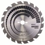 Bosch Panza ferastrau circular Construct Wood, 300x30x3.2mm, 20T ProAdvanced PowerfulTools