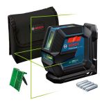 Bosch GLL 2-15 G + LB 10 Nivela laser cu linii verzi (15 m) + Suport universal ProAdvanced PowerfulTools