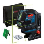 Bosch GCL 2-50 G + RM 10 + BT 150 Nivela laser verde cu linii (20 m) + Suport professional + Stativ ProAdvanced PowerfulTools
