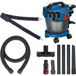 Bosch GAS 18V-10 L Premium (Solo) Aspirator 18V fara acumulator in set, 10L, 115mbari, umed si uscat + Set 4 roti ProAdvanced PowerfulTools
