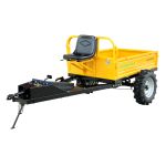 ProGARDEN Alpine RM500T Remorca cu tractiune G2, 500kg, 1 osie, prindere bolt pentru motocultor, roti profil agricol 6.00-12, 4 prezoane ProAdvanced PowerfulTools