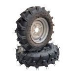 ProGARDEN Set roti complete profil agricol 6.00-12, 4 prezoane, RIM 4.50E ProAdvanced PowerfulTools