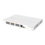 Cloud Router Switch 24 x Gigabit PoE+ Out 450W, 4 x SFP+ 10Gbps - Mikrotik CRS328-24P-4S+RM SafetyGuard Surveillance