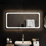 Oglindă de baie cu LED, 100x50 cm GartenMobel Dekor