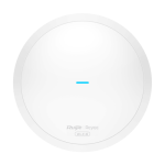Access Point Wi-Fi 6, AX1800 Dual-Band, 1 x RJ45 Gigabit, PoE IN, Cloud Management - Ruijie RG-RAP62 SafetyGuard Surveillance