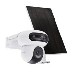 Camera IP PT Dual-Lens 4MP + panou solar 8W, Wi-Fi6, Baterie 10.400 mAh, Audio, IR 35M - EZVIZ CS-HB90/SP(2x4MP) SafetyGuard Surveillance
